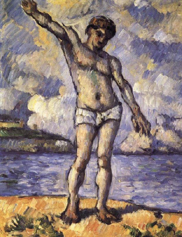 from the draft Bathing, Paul Cezanne